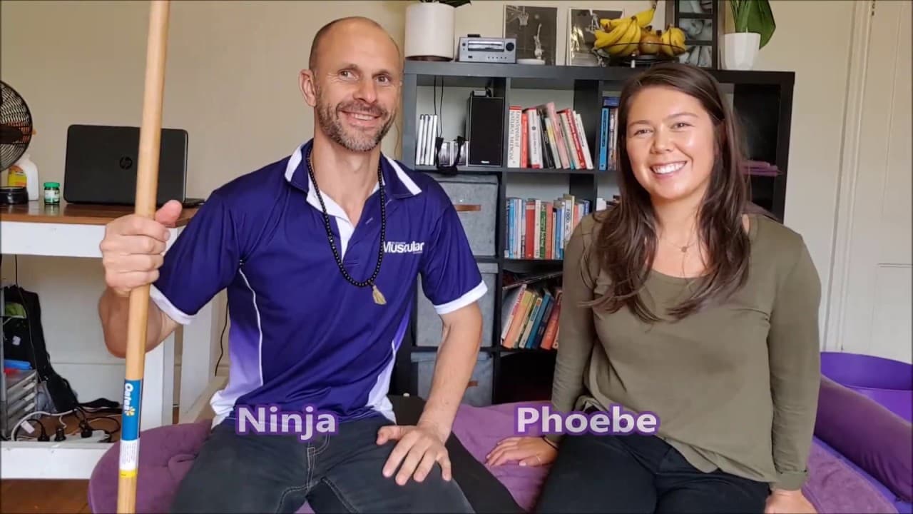 Shoulder Pain Gone! | Extreme Massage Technique |  "The Broomstick"